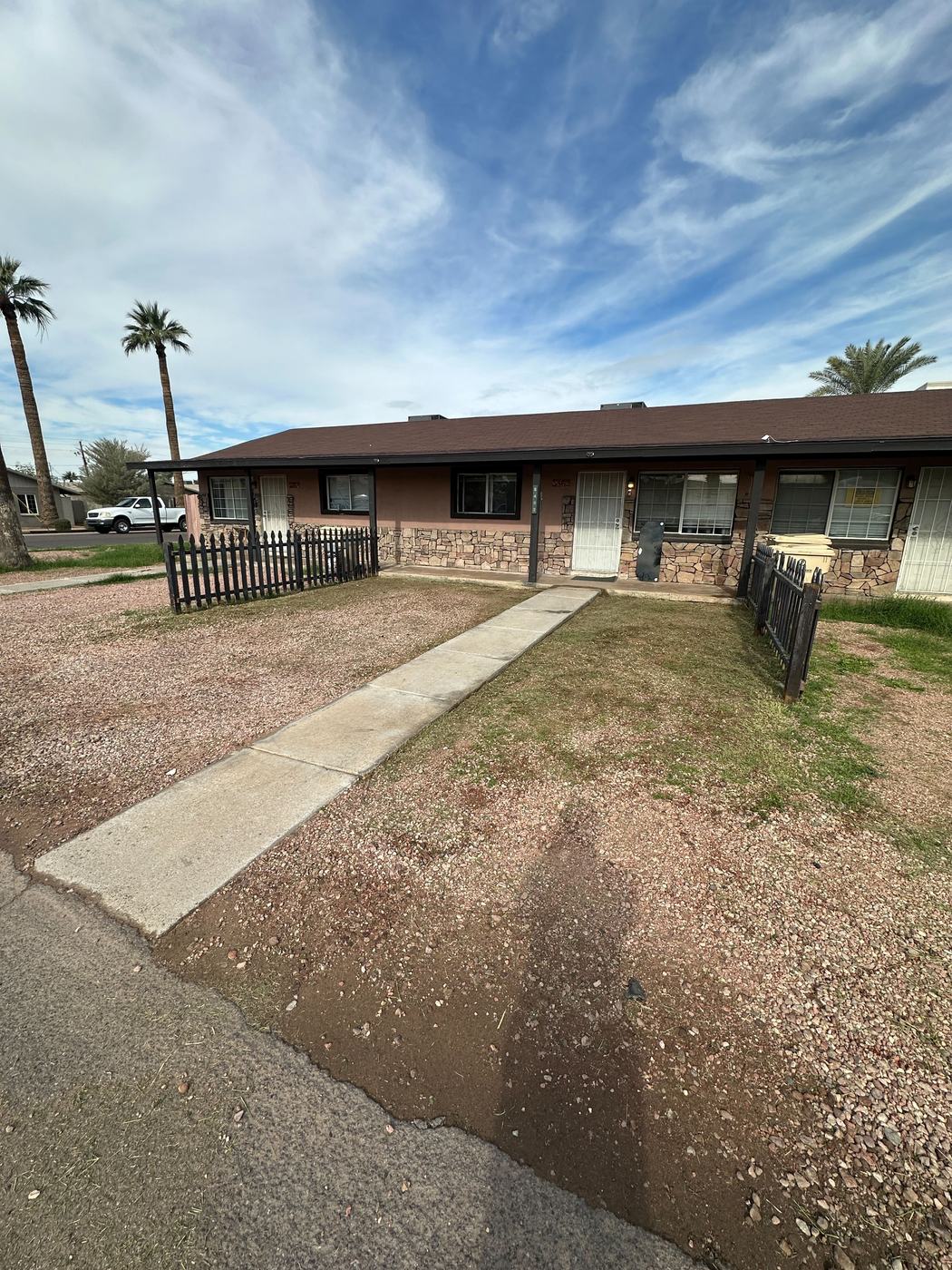 Front Walkway Curb Appeal Cleanup after service
